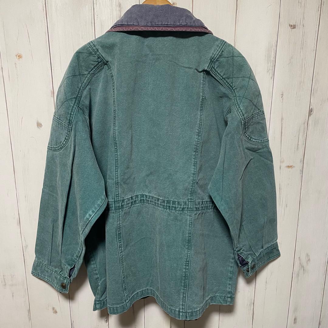 90s Columbia コロンビア 胸 ロゴ アウトドア ダック ジャケット