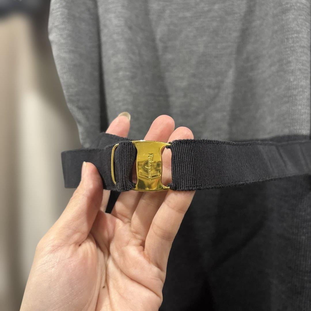 Salvatore Ferragamo/ニットワンピース/美品/Mサイズ