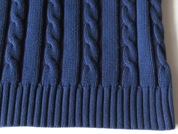 セール　フラットヘッド コットンニット タートルネックニット ケーブルニット M