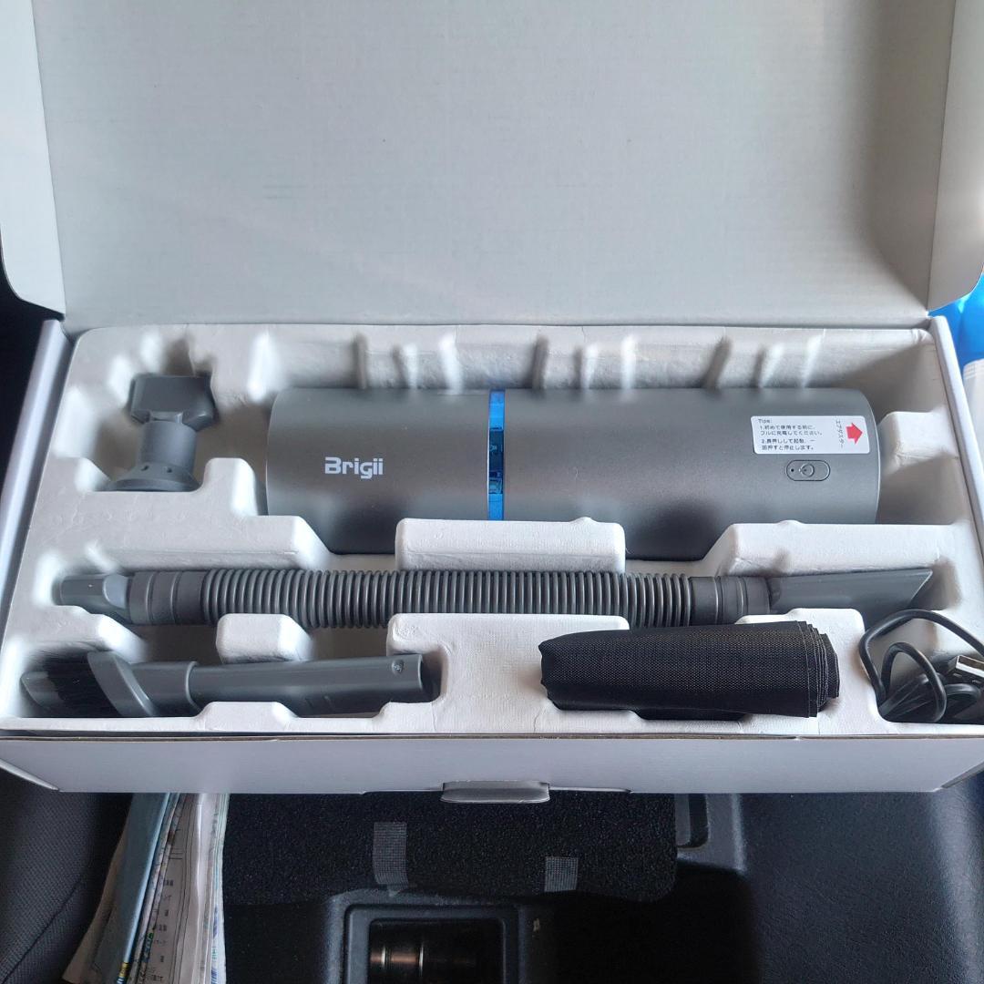 ハンドポンプ付きミニ掃除機 小型コードレス USB充電式