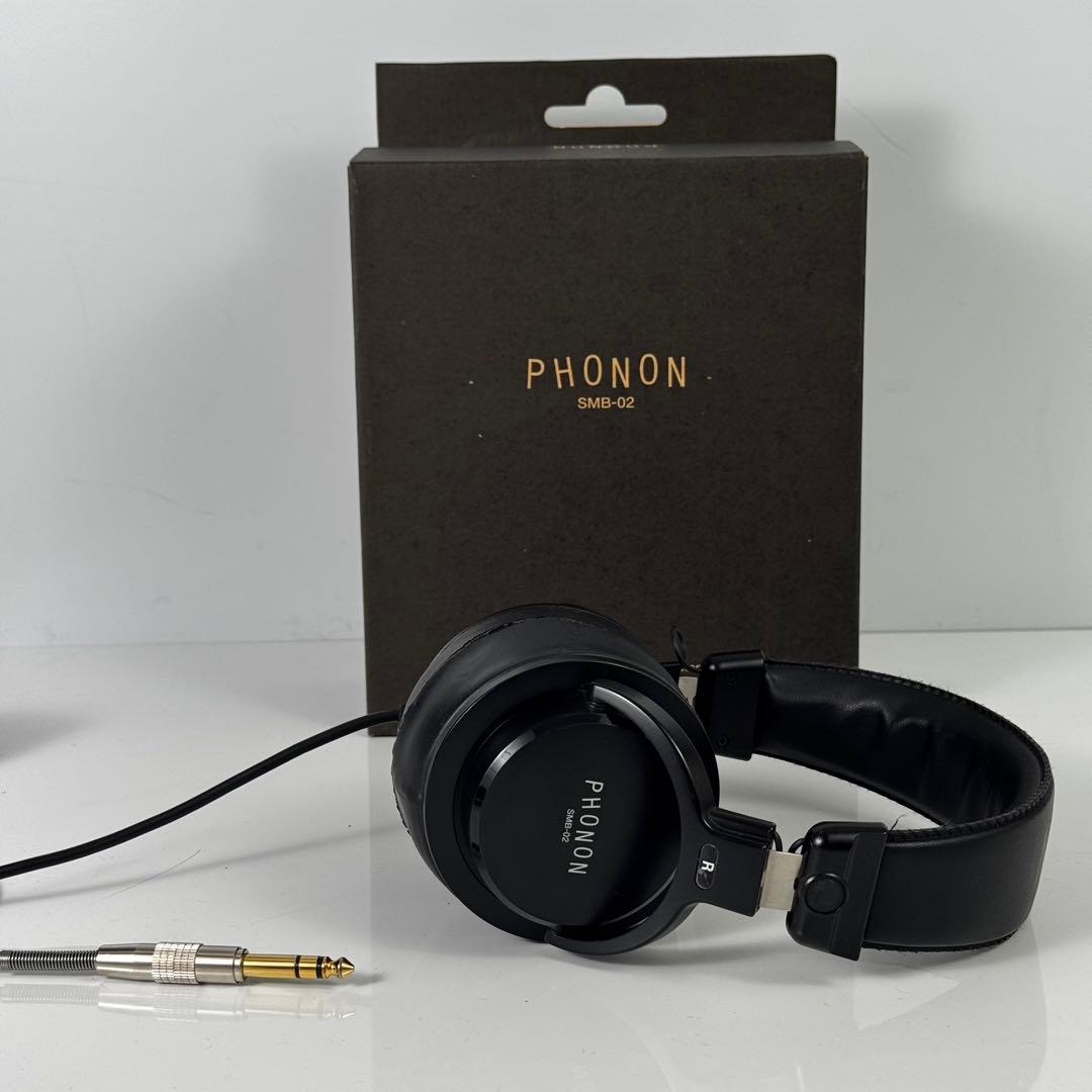 PHONON SMB-02 ヘッドホン（純正新品パッド付属）