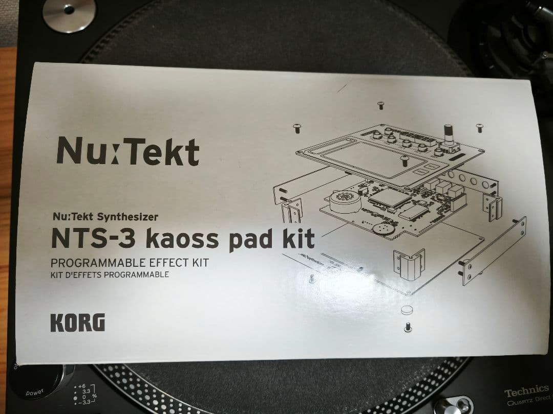 KORG NTS-3 kaoss pad kit 組み立て済み