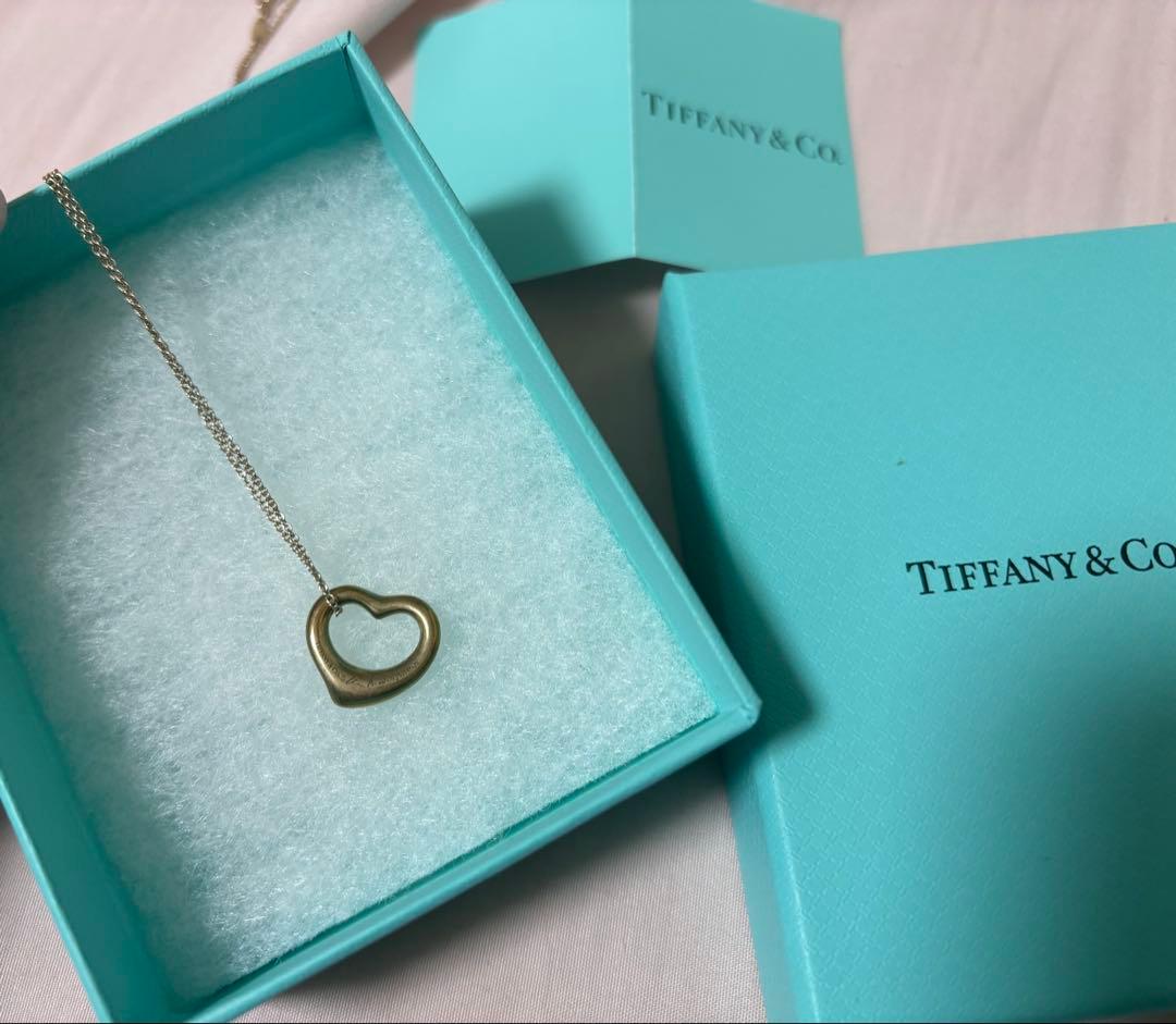 Tiffany & Co. ハート型ネックレス 箱付き