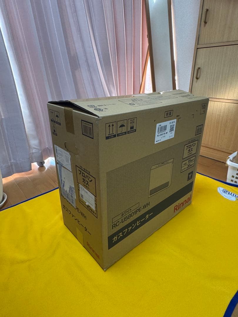 Rinnai ガスファンヒーター RC-U5801PE-WH-LP