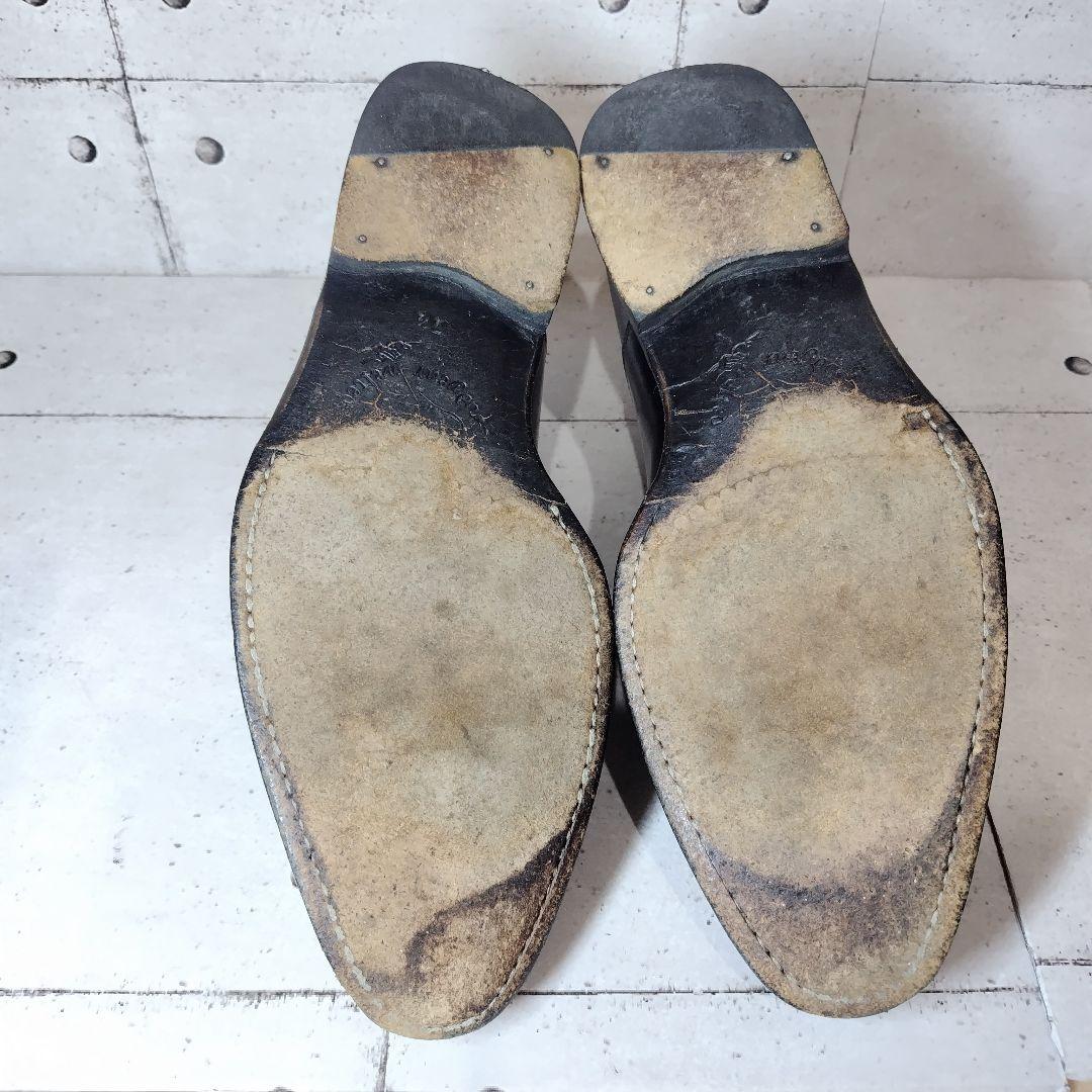 ジャランスリワヤ 11120 黒 ストレートチップ 内羽根 革靴 26cm