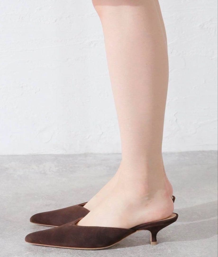 BRIENTELLA ダークブラウン ミュール