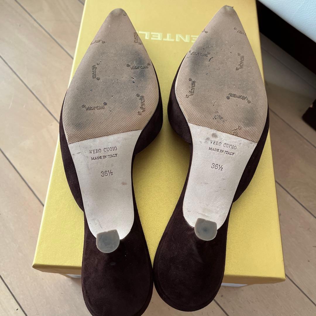 BRIENTELLA ダークブラウン ミュール