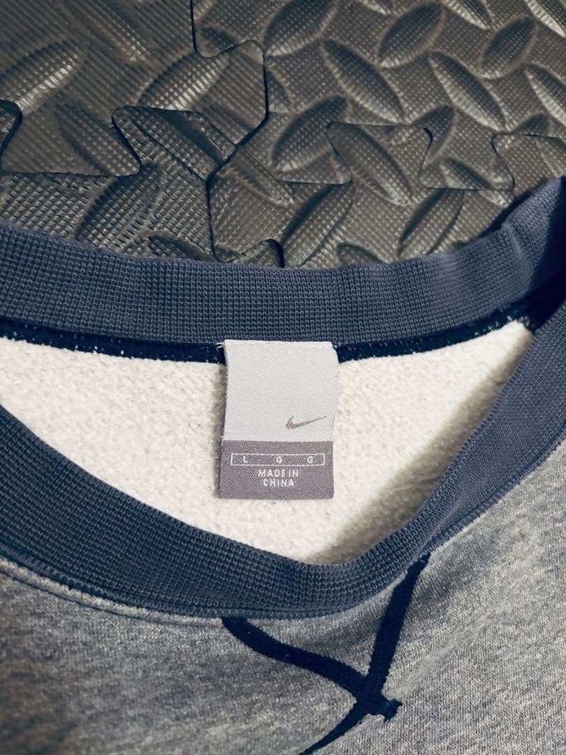 希少Ｌ90~00s NIKE ラグランスウェット ゴツナイキ