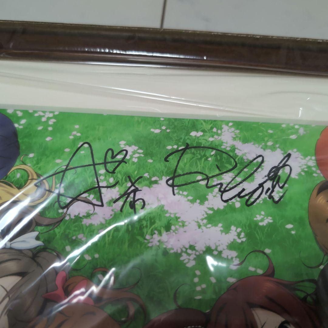 ラブライブμ's複製原画新品お知らせ紙付き非売品レアサイン入り