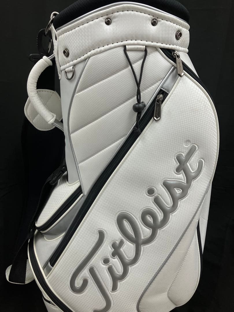 Titleist ホワイト キャディバッグ