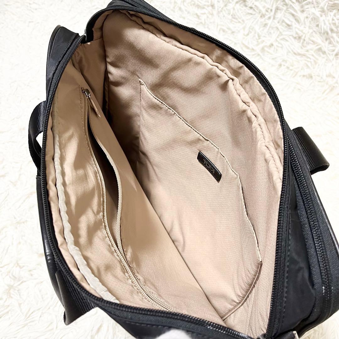 ✨極美品✨TUMI ブリーフケース　ビジネスバッグ 2way A4可能　ブラック