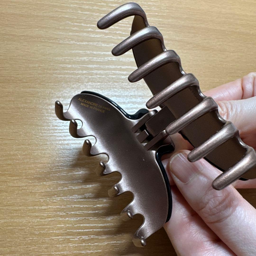 【ALEXANDRE DE PARIS】 ヴァンドームクリップ　ブラック　M