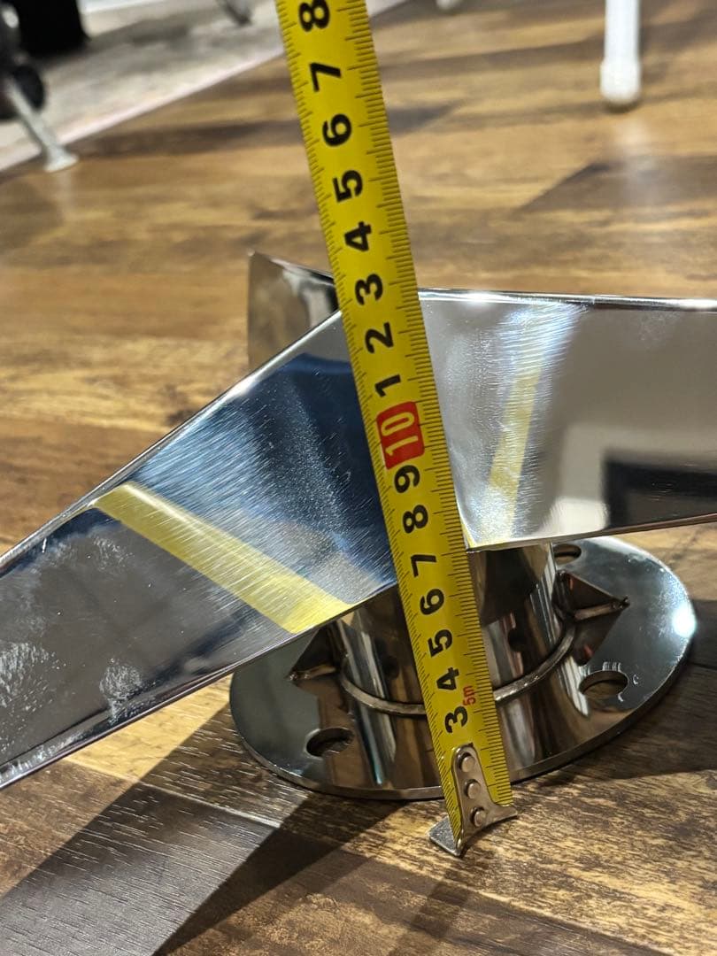 鏡面ステンレス ベンツ型 22.5インチ ホイールスピンナー 4穴 4個セット