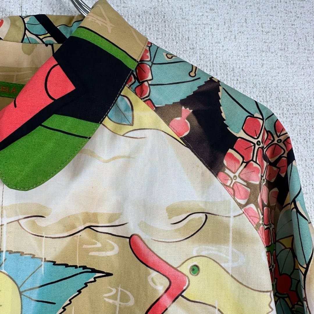 OLLEBOREBLA 総柄ブルゾン カエル柄 個性派