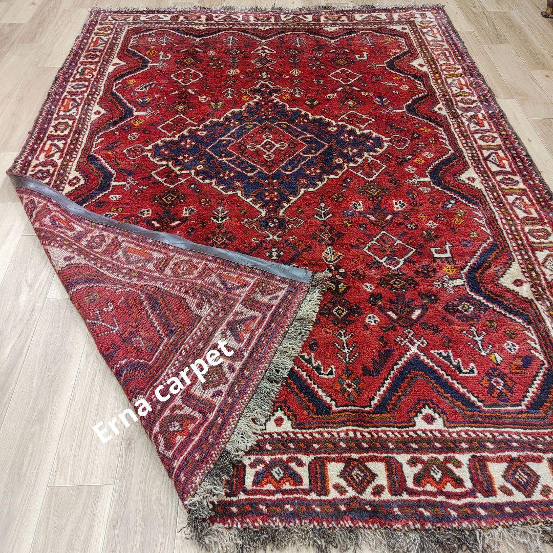 ペルシャ絨毯　シ－ラーズ産 245x170 クリーニング済 shiraz