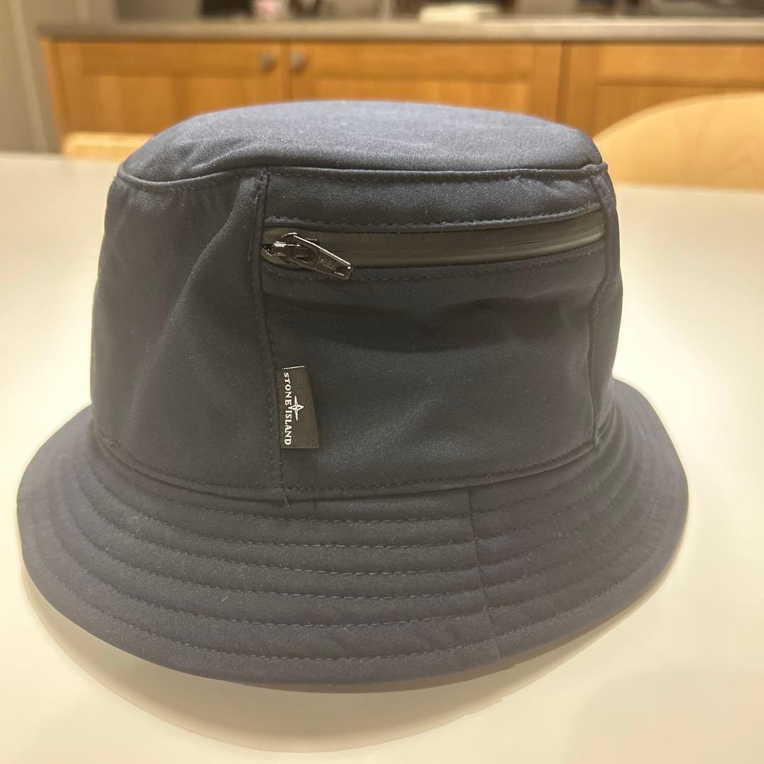 【未使用】STONE  ロゴパッチ付き バケットハット