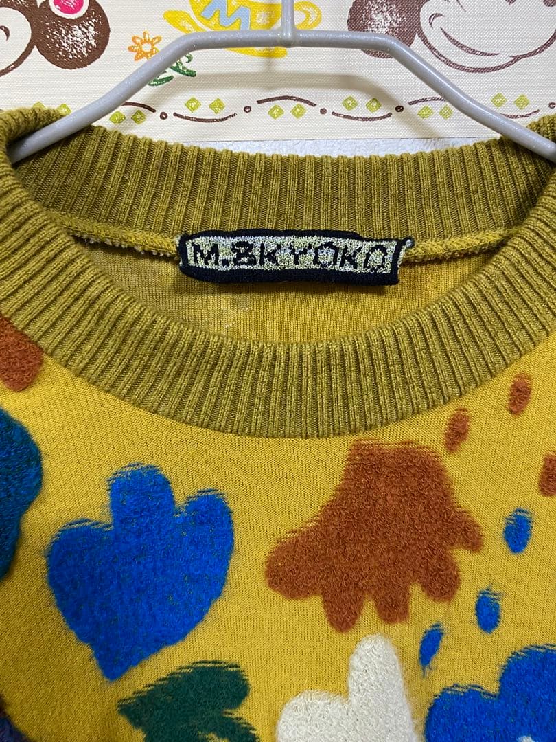 専用【美品】エムアンドキョウコのイエローフラワーチュニック