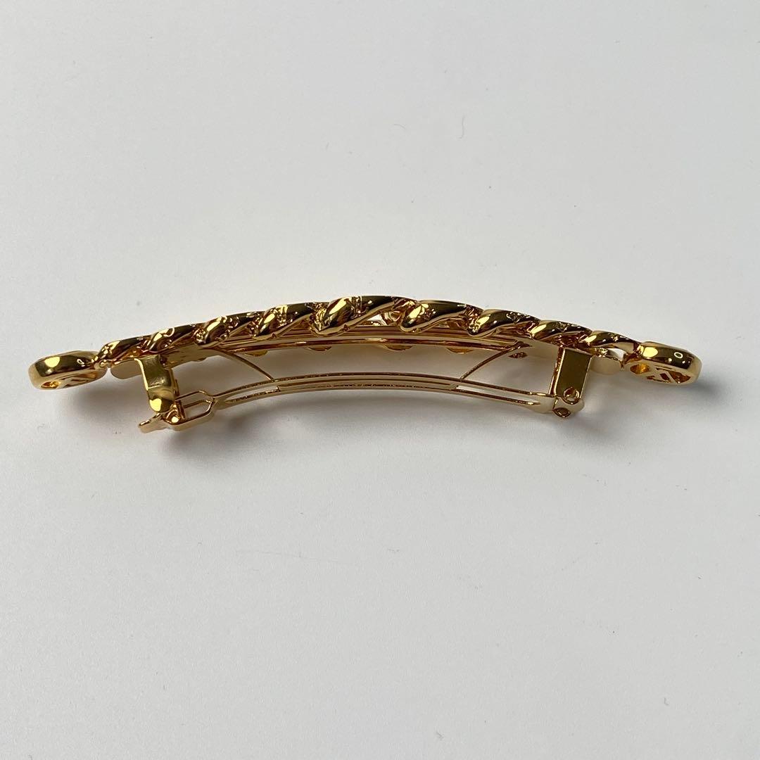 美品 ルイ ヴィトン アクセソワール シュブ 2D バレッタ ゴールド