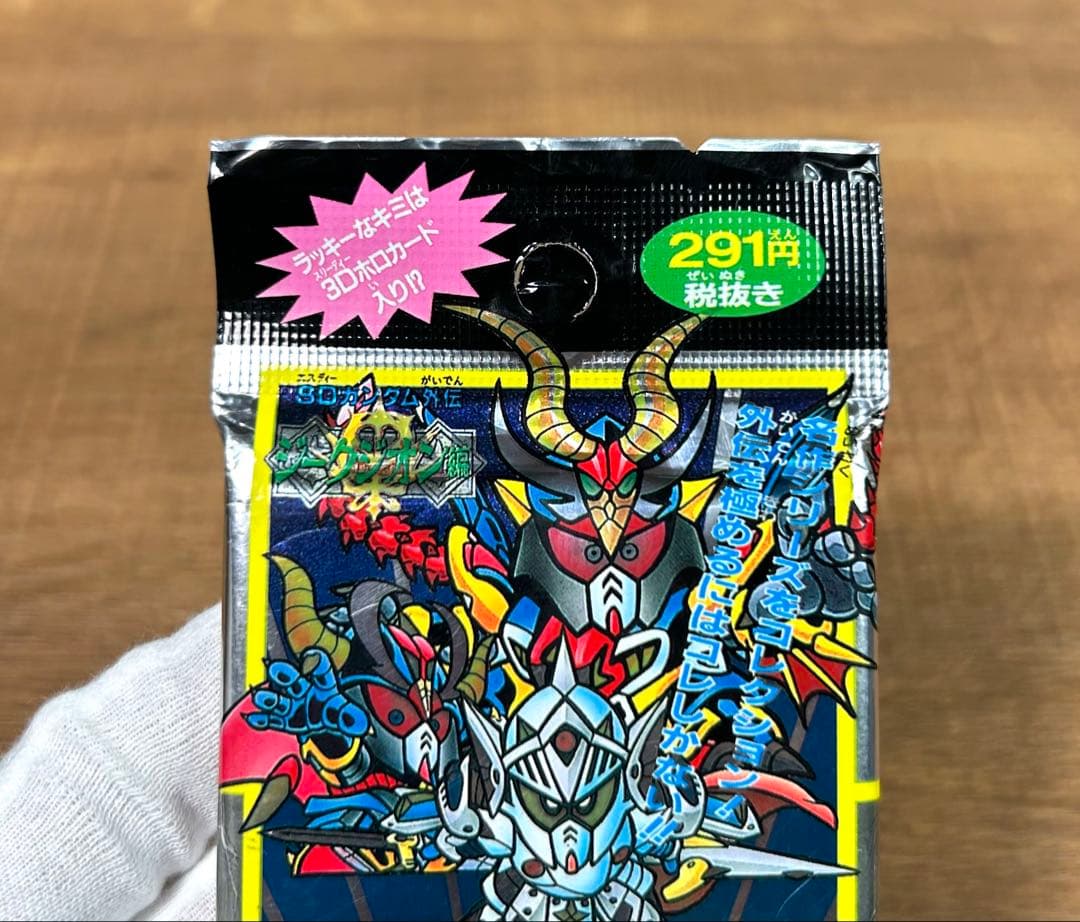 未開封 パック 当時物 SDガンダム外伝 トレーディングコレクション カード