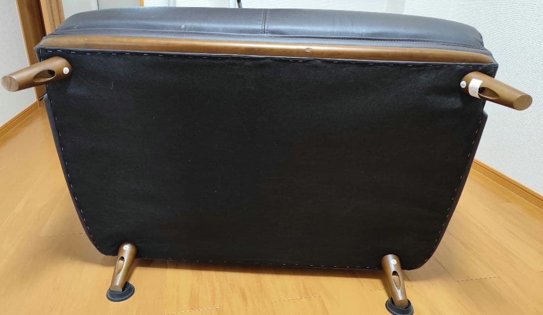 ★専用★ ニトリ 二人掛けソファ コウテイ 合成皮革 ダークブラウン Nシールド