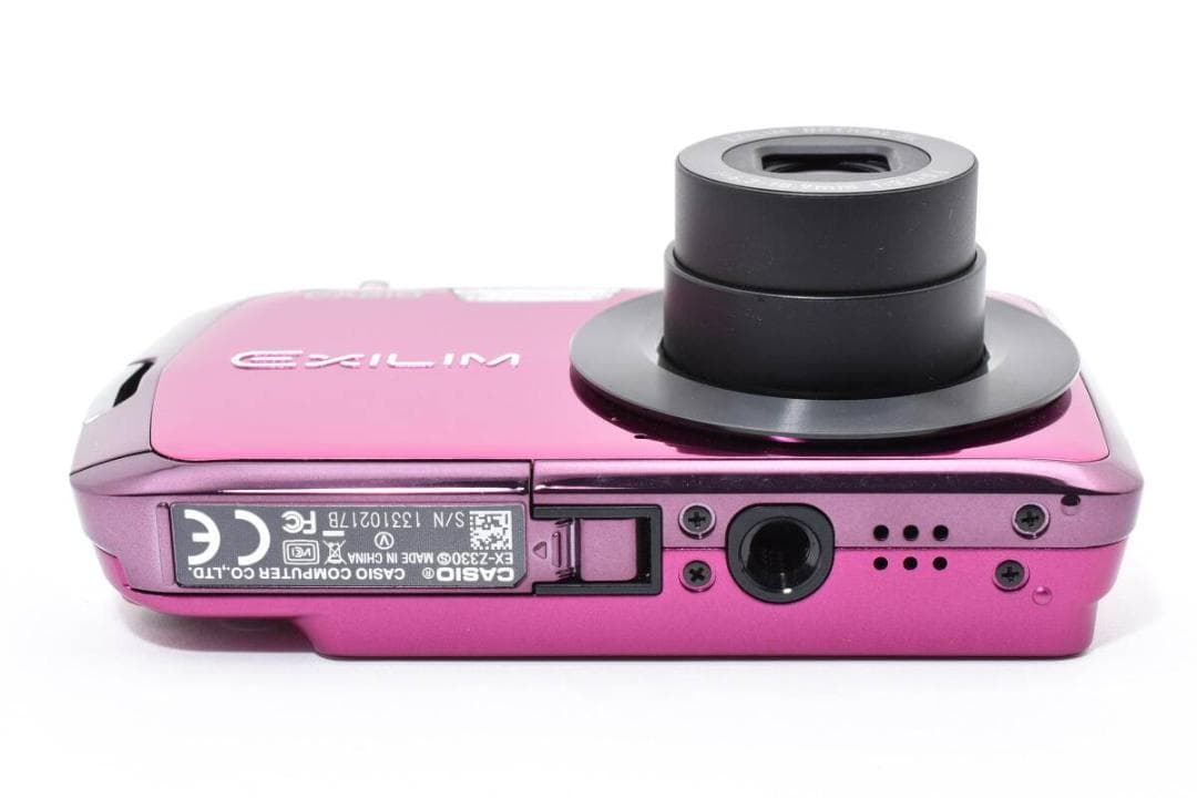 極美品 カシオ　CASIO EXILIM EX-Z330 パープル ＃A349