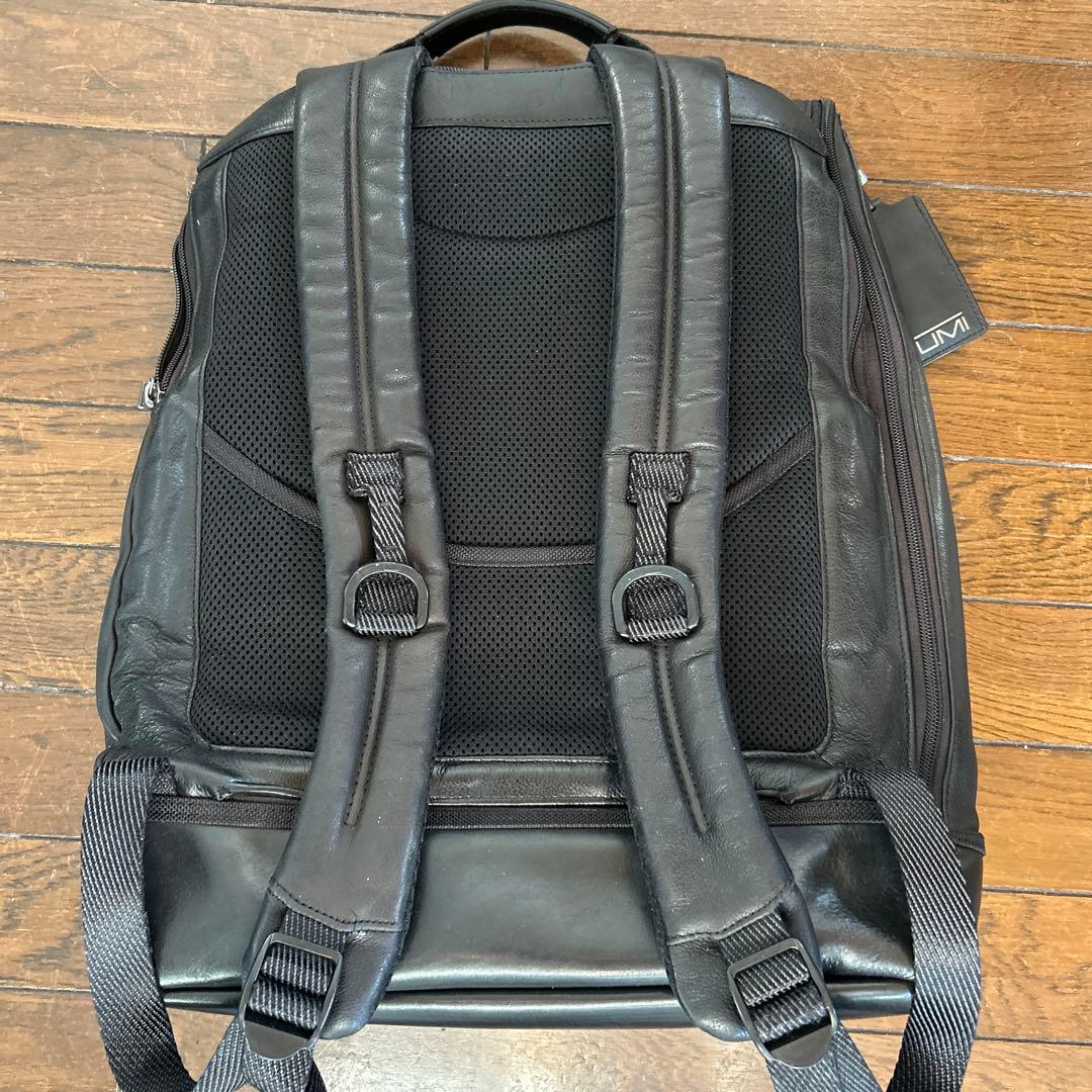 TUMI トゥミ ロールトップ レザー リュック ビジネスリュック 送料込
