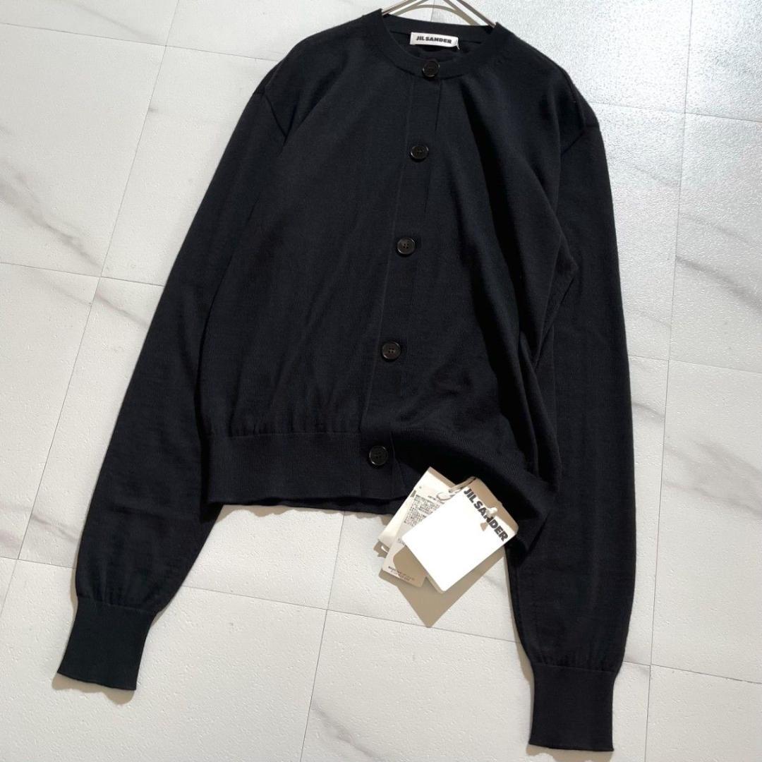 新品　24年　定価22.5万円　ジルサンダー　カーディガン　カシミヤ　シルク
