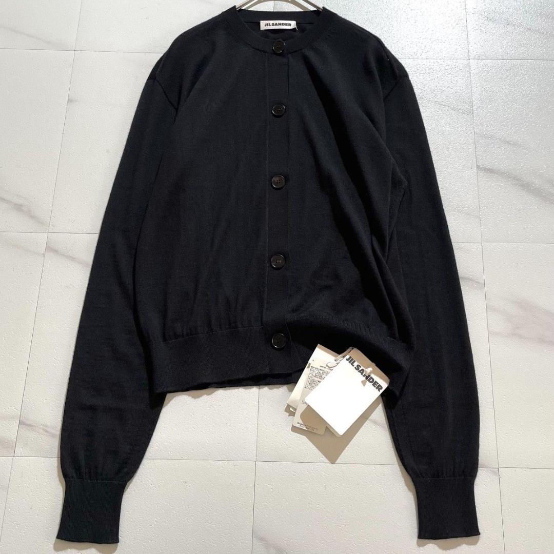 新品　24年　定価22.5万円　ジルサンダー　カーディガン　カシミヤ　シルク