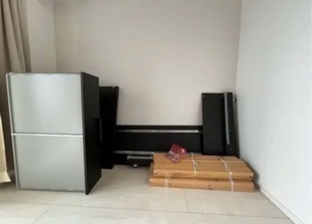 【横浜市引取】IKEA ブリムネスベッド　ブラック