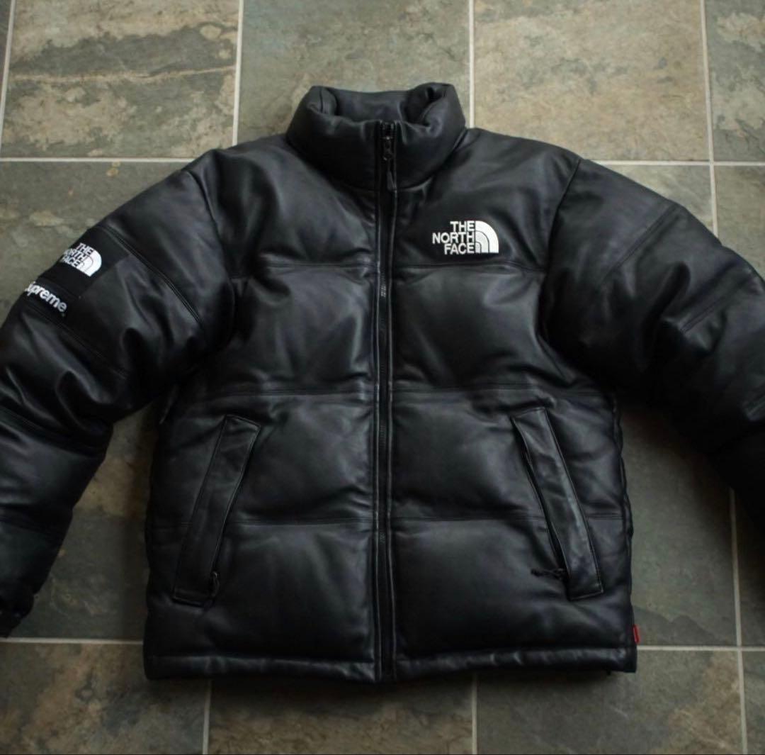 カ*ん様 Supreme THE NORTH FACE Leather Nupt