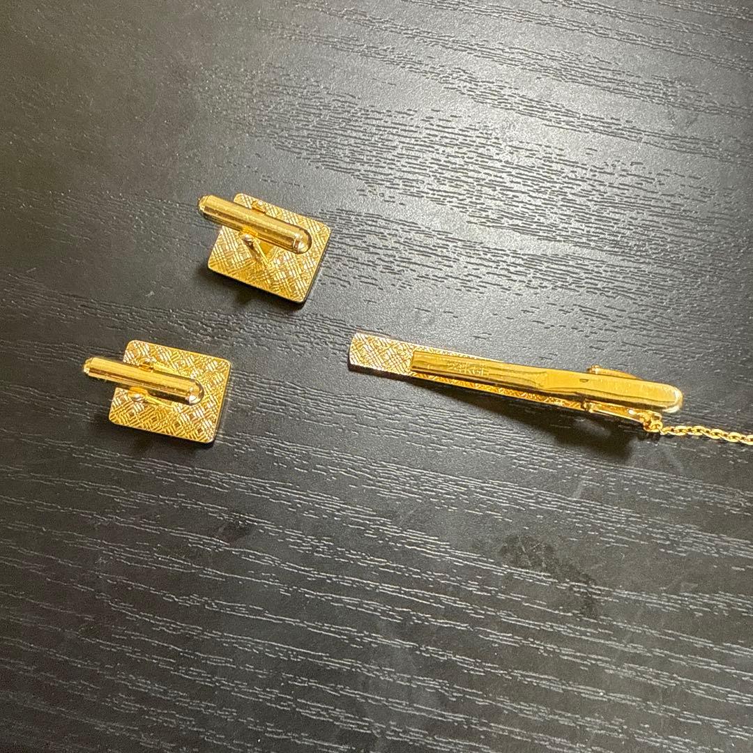 Cartier カルティエ　カフス、ネクタイピンセット　ビンテージ　美品