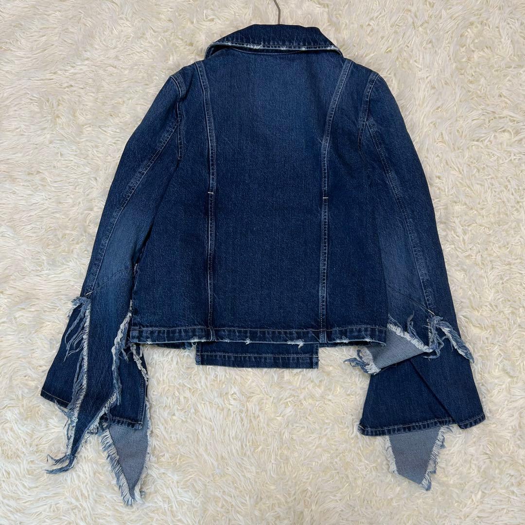 【新品タグ付】UN3D. アシンメトリーデニムジャケット 石原さとみ着用