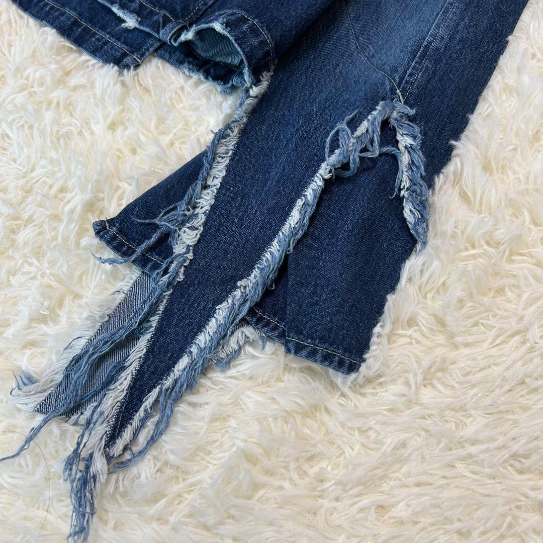 【新品タグ付】UN3D. アシンメトリーデニムジャケット 石原さとみ着用