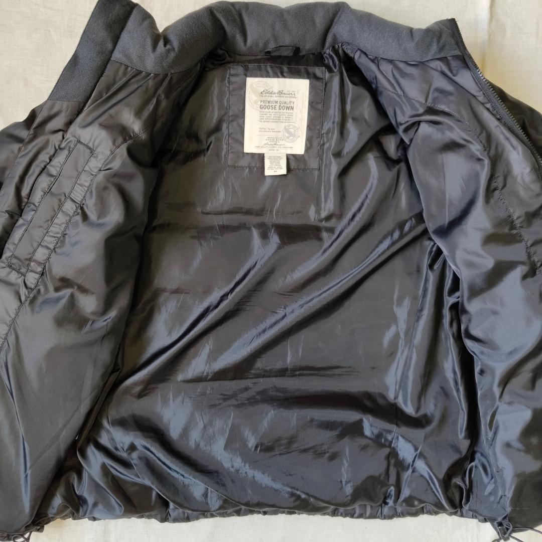00s Eddie Bauer グースダウン パファージャケット ブラック 黒