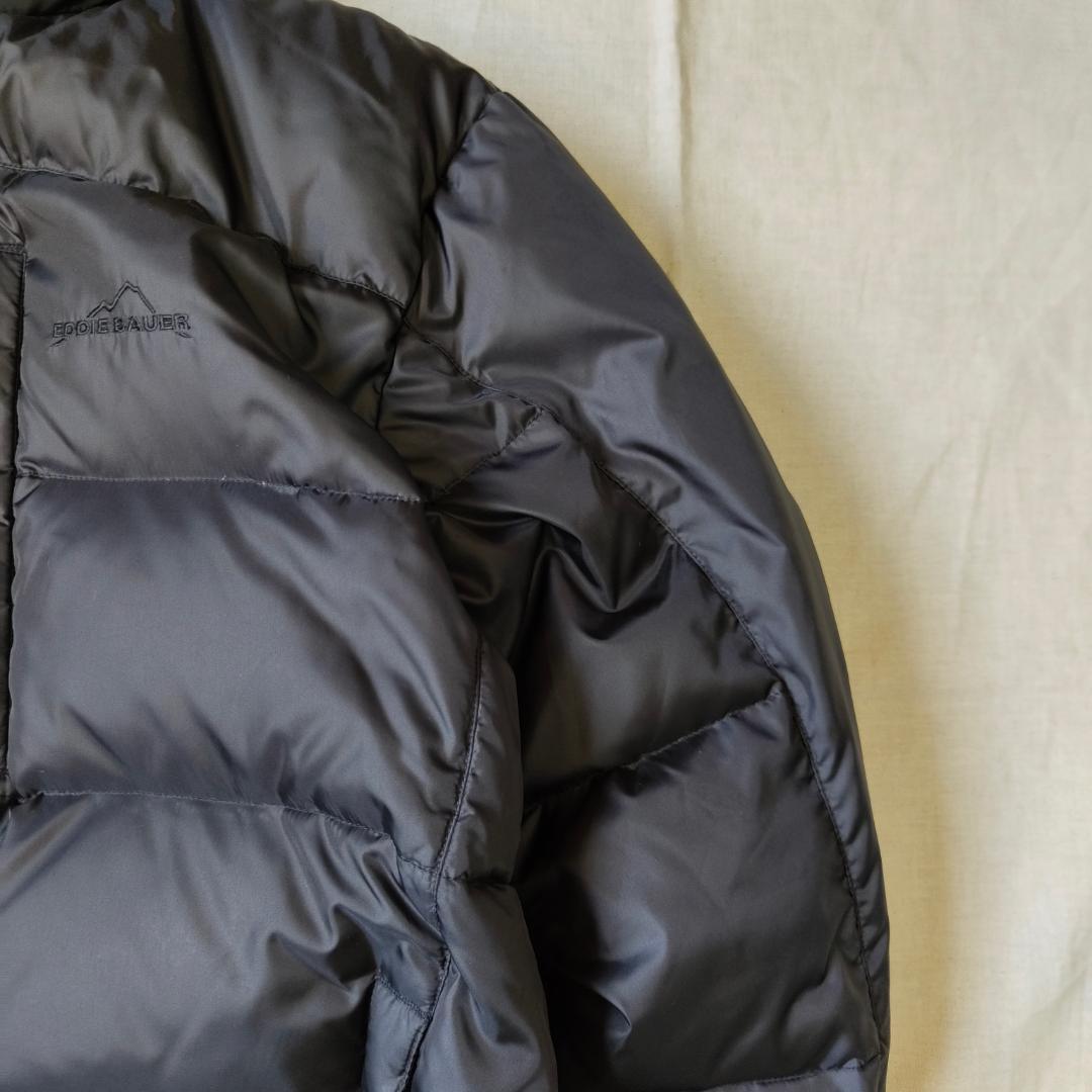 00s Eddie Bauer グースダウン パファージャケット ブラック 黒