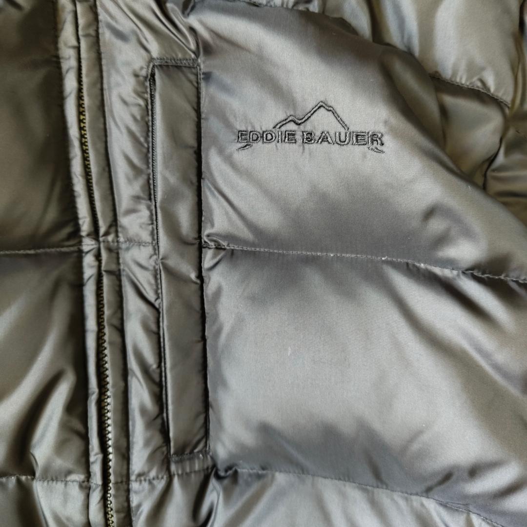00s Eddie Bauer グースダウン パファージャケット ブラック 黒