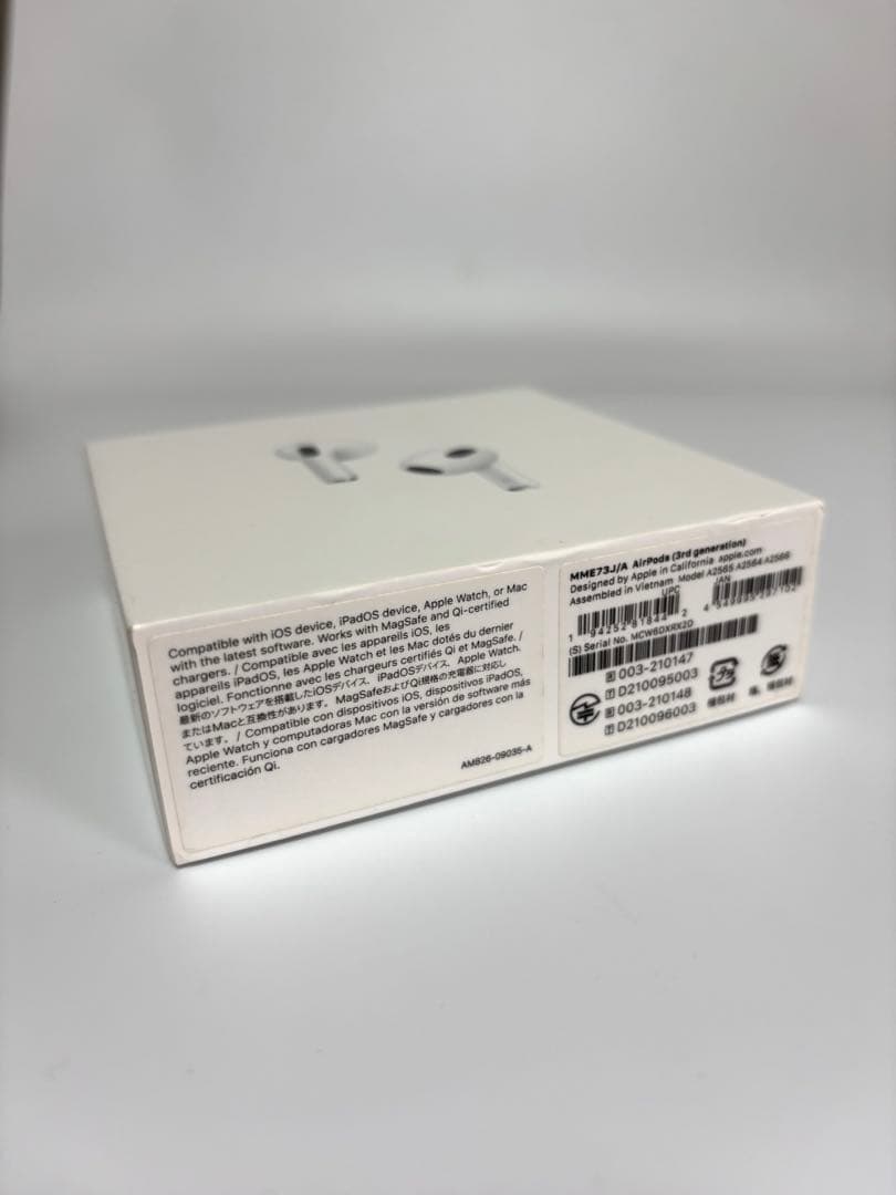 【純正】Apple AirPods 第3世代 充電ケース、ケーブル付き