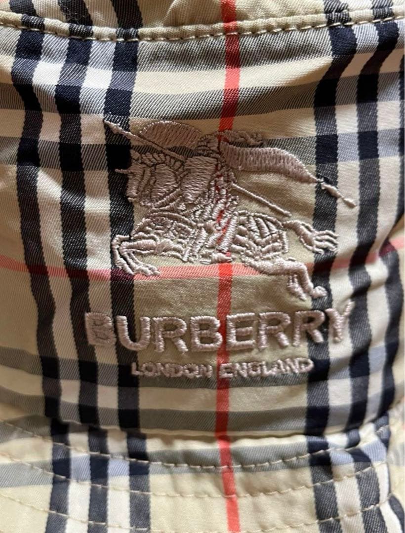 BURBERRY×Supreme バケットハット ベージュ チェック柄