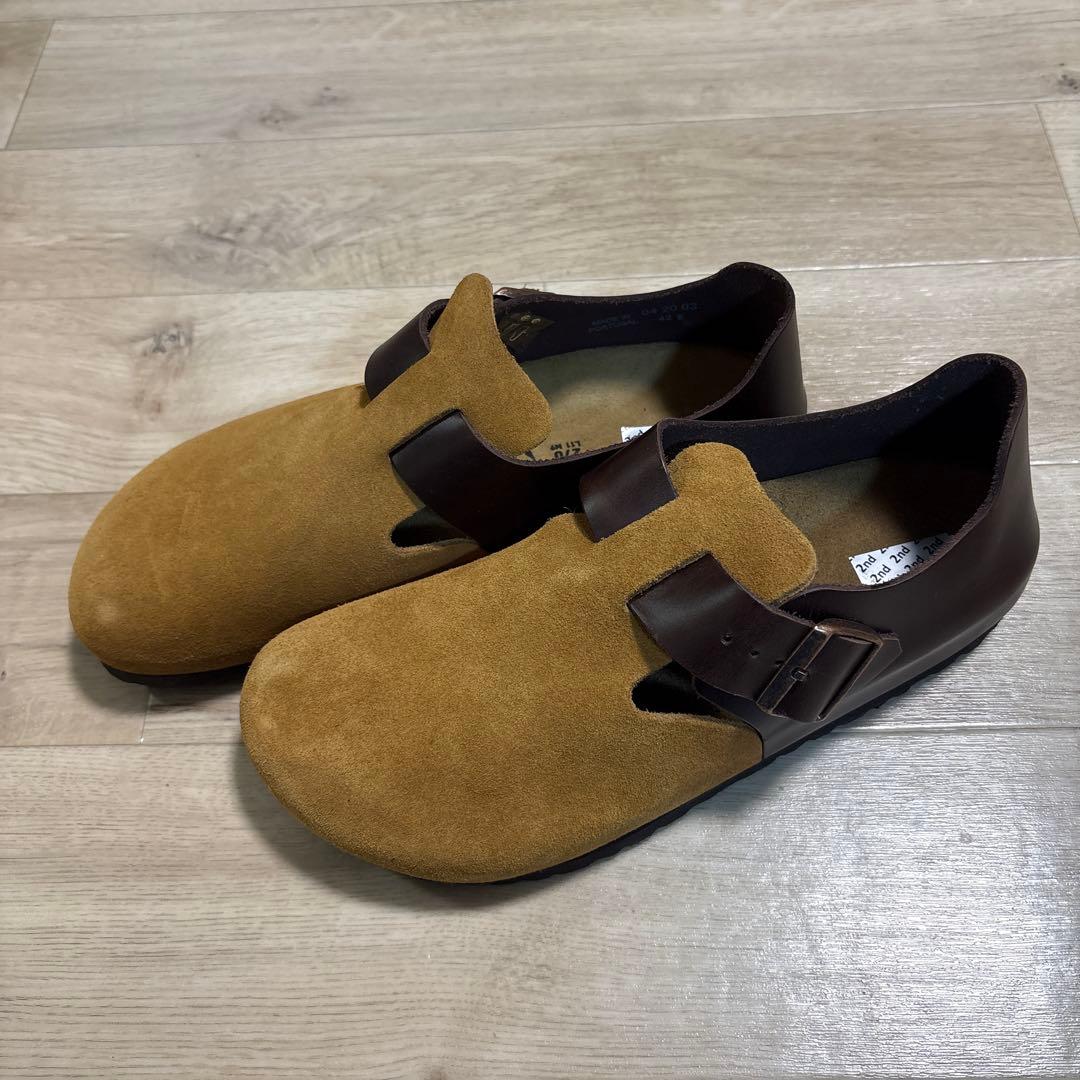 【試着のみ】ビルケンシュトック　ロンドンレザー　メンズ　27cm ナロー