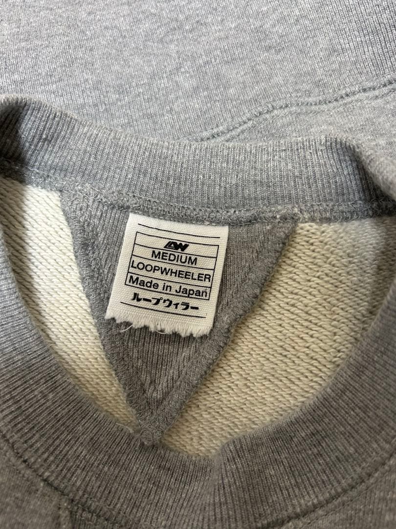 ループウィラー 丸胴吊り編みクルースウェット LW01