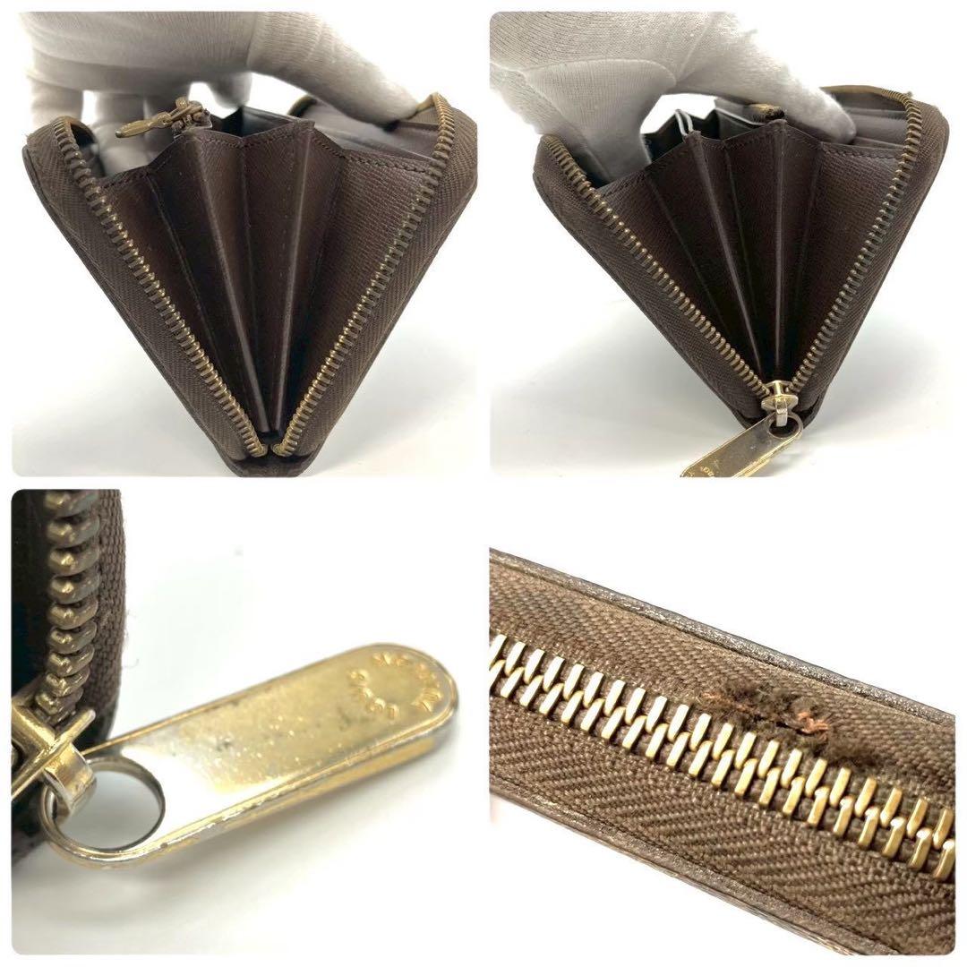 正規品 ルイヴィトン 長財布 ジッピーウォレット ダミエ エベヌ