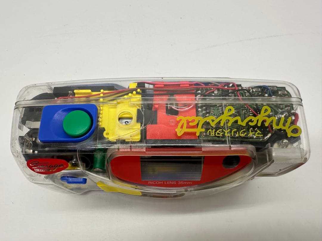 バンダイ リコー マイクリスタル スケルトン コンパクトフィルムカメラ※r2※