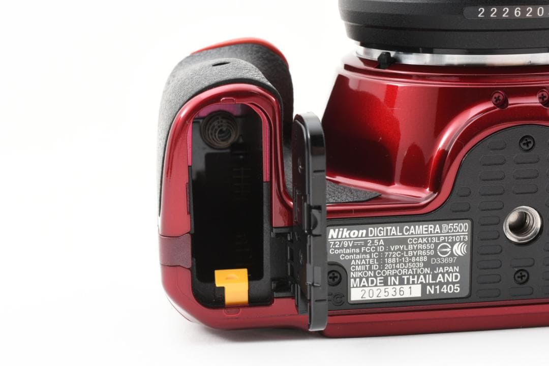 【美品】Nikon D5500 18-55 VRII kit レッド　動作確認済