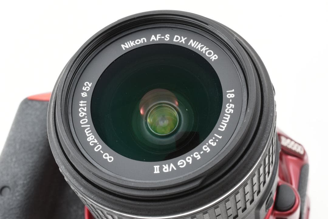 【美品】Nikon D5500 18-55 VRII kit レッド　動作確認済