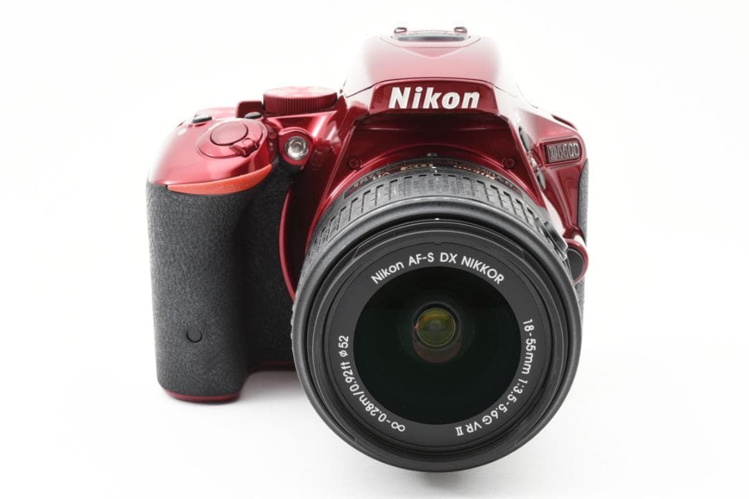 【美品】Nikon D5500 18-55 VRII kit レッド　動作確認済