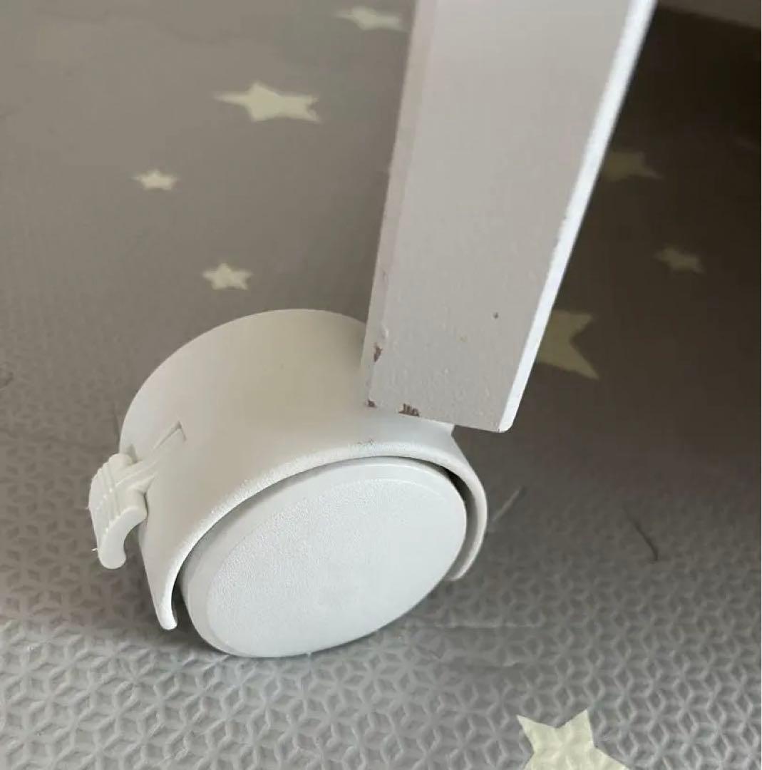 カトージ ハイタイプミニベビーベッド 白 折りたたみ 60×90cm 廃盤品