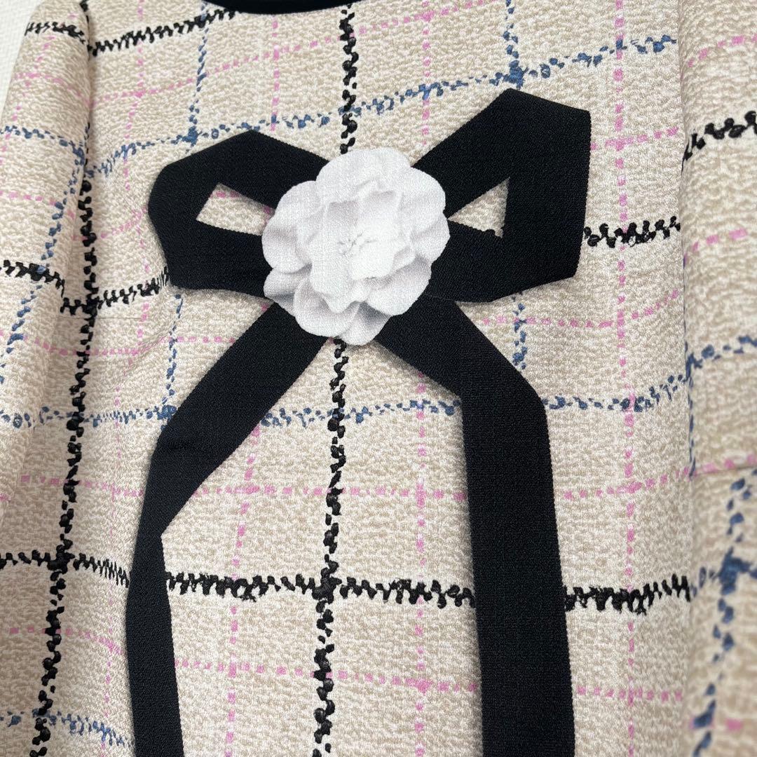 【タグ付未使用】M'S GRACY チュニック 長袖（ベージュ 38）エムズ