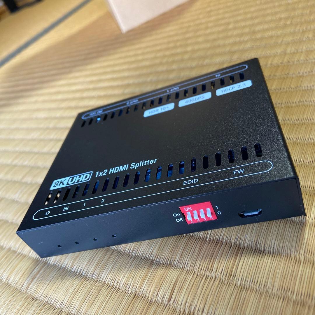 その他 1x2 HDMI2.1 Splitter