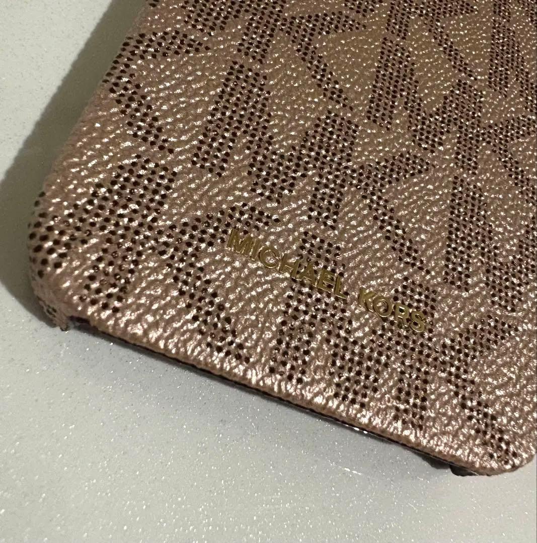 値下げ マイケルコース iPhone13 対応 ケース ローズ ロゴ