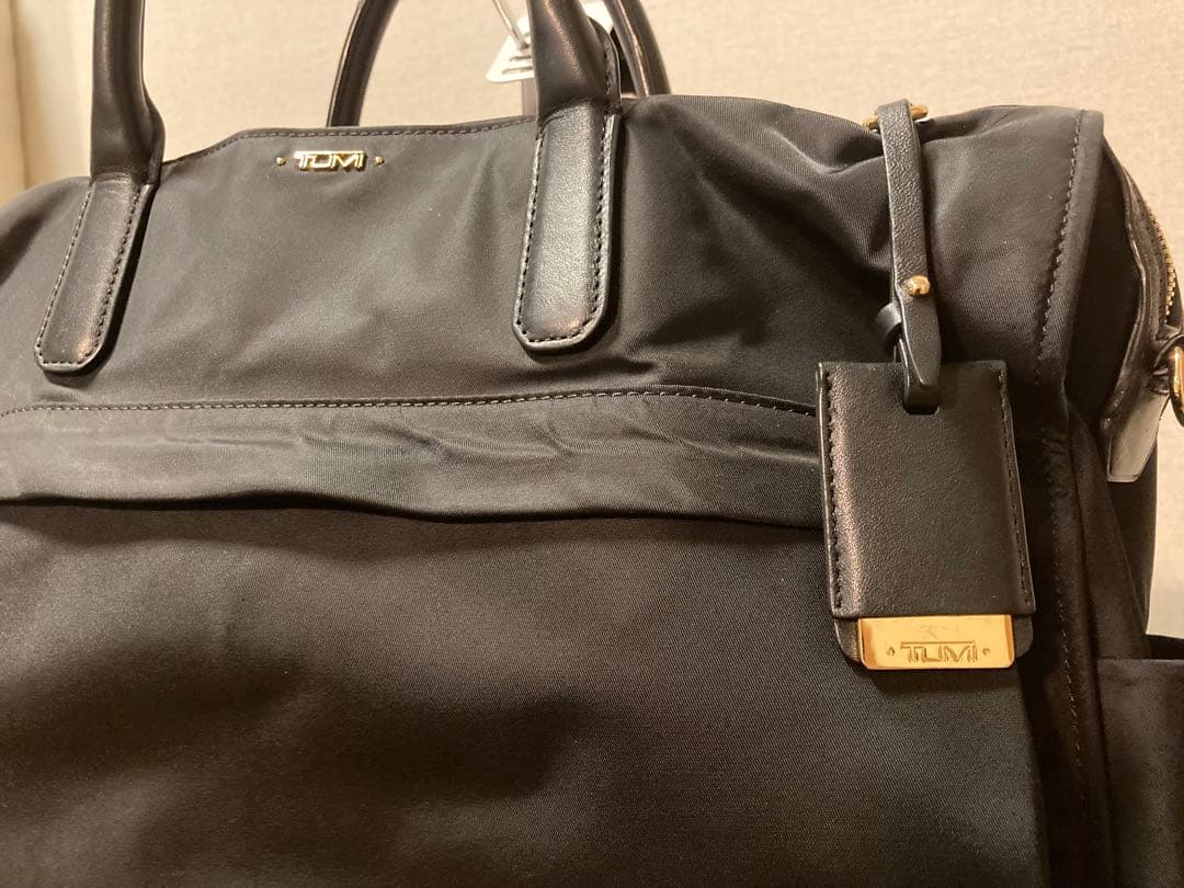 【美品】TUMI 2way ビジネスバッグ　 本革+ナイロン A4+PC可